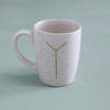 Mug - Ceramic - Initial - Ivory With Gold Online