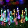 Multi-coloured Water Bubble LED String Light - 20 Water Droplet Online