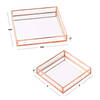 Shop Multipurpose Organizer - Square - Rosegold - Glass - 8in - Single Piece