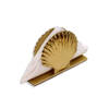Gift Napkin Holder - Seashell - Gold