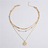 Necklace - Layered - Solid Gold - Single Piece - Juju Joy Online