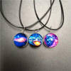 Shop Necklace - Space Glass Dome With Rope Chain