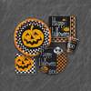 Buy Paper Cups - Chequered Halloween - Set Of 8