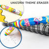 Buy Pencil Shaped Unicorn Eraser - Assorted - Set Of 24