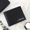 Personalized Black Leather Wallet for Men Online