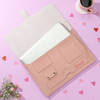 Gift Personalized Blush Pink Laptop Organiser