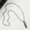 Buy Personalized Rectangle Pendant - Silver Grey