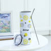 Gift Personalized Summer Sizzle Stainless Steel Tumbler With Straw