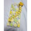 Phone Case With Wrist Strap Chain - Geometric - Yellow Hearts - Single Piece Online