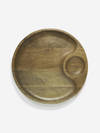 Buy Platter - Chip And Dip - Round - Wood - Single Piece