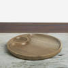 Shop Platter - Chip And Dip - Round - Wood - Single Piece