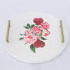 Gift Platter - White Net Floral