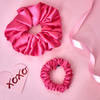Pretty In Pink Satin Scrunchies - Single Piece Online