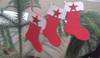 Gift Red Stockings Tree Ornament - Set Of 3