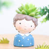 Shop Resin Succulent Pot - Cute Boy - Assorted - Single Piece