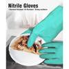 Reusable Gloves With Flock Lining - Nitrile - Green Online