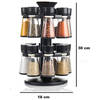 Buy Revolving Spice Rack - Plastic - Set Of 12