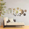 Gift Round Acrylic Wall Mirror - Assorted - Set Of 11