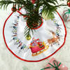 Santa's Sleigh Satin Xmas Tree Skirt Online