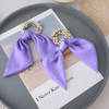 Buy Scrunchie With Scarf - Pearl - Set Of 2