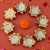 Buy Set of 8 Illumination Lotus Candles