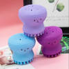 Silicone Face Brush And Exfoliator - Octopus - Purple - Single Piece Online