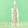 Sipper Bottle - Glass - Pink - Single Piece Online
