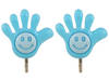 Gift Smiley Hooks - Hand - Set Of 2 - Assorted