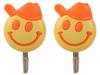 Buy Smiley Hooks With Cap - Set Of 2 - Assorted