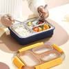 Gift Spill-Proof 3 Grid Lunch Box - Assorted - Single Piece