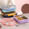 Buy Spill-Proof 4 Grid Lunch Box - Assorted - Single Piece