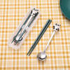 Gift Spoon And Chopsticks Set With Case - Assorted - Single Piece