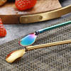 Buy Stainless Steel Straw Spoon - Assorted - Set Of 4