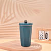Shop Stainless Steel Tumbler With Straw - Blue - Single Piece