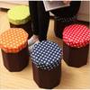 Storage Basket With Table - Polka Dots - Blue-Brown - Single Piece Online