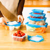 Stretchable Silicone Lid Food Storage Box - Assorted - Set Of 6 Online