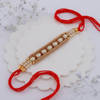 Gift Stylish Salma Work With Pearl Rakhi