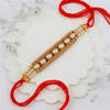 Stylish Salma Work With Pearl Rakhi Online