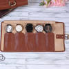 Buy Tan PU Leather Personalized Watch Case