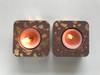 Buy Tealight Holder - Burgundy - Set Of 2