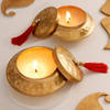 Thatera Work Matki-Shaped Candle Container - Set Of 2 Online