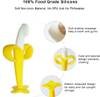 Gift Toothbrush With Suction Stand - Banana - Silicone - Single Piece