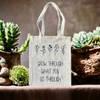 Buy Tote Bag - Grow Through What You Go Through - Assorted - Single Piece