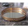 Tray - Laser Cut - Round - Gold - Single Piece Online