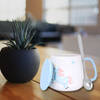 Unicorn Mug With Lid And Spoon - 250ml Online