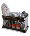 Buy Utensils Drying Stand With Storage - Plastic - Single Piece