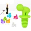 Wine Stopper With 6 Glass Markers - Assorted Online