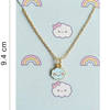 Gift Y2K Charm Pendant Gold Necklace - Happy Cloud - Single Piece
