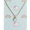 Buy Y2K Charm Pendant Gold Necklace - Happy Cloud - Single Piece