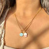Shop Y2K Charm Pendant Gold Necklace - Happy Cloud - Single Piece